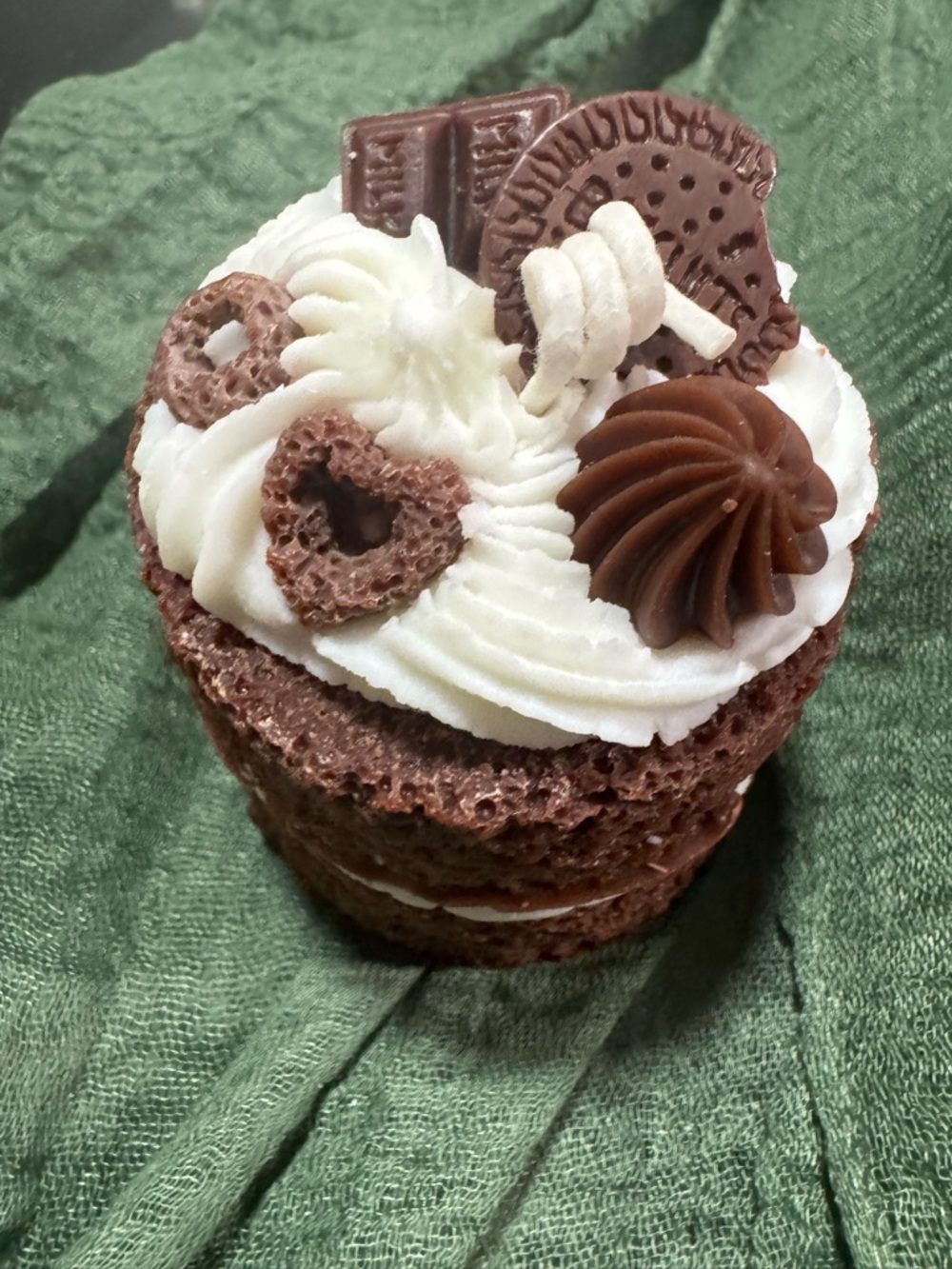 Chocolate Mini Layer Cake Candle - Picture 7 of 10